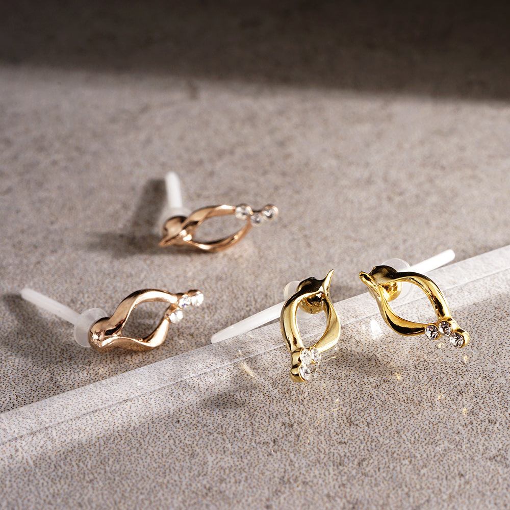 11月 誕生石】シトリン ピアス