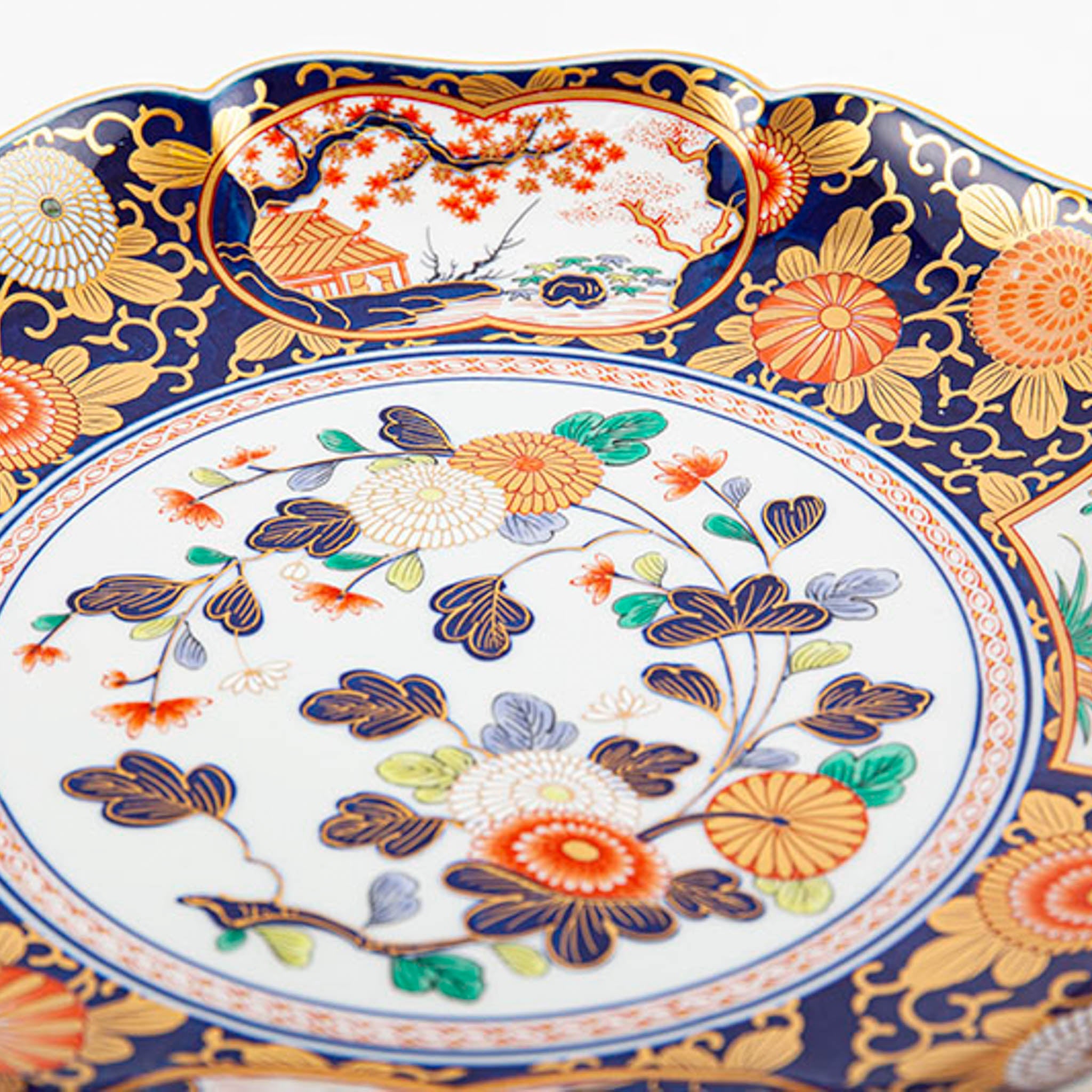有田焼 | 盛皿 中 | 琳派 古伊万里様式 | 賞美堂