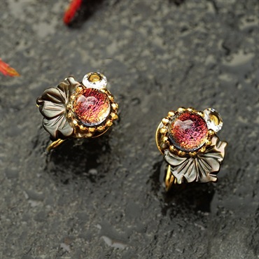 JewelryKyoto onlinestore レッド系 ｜ レッド系 ｜痛くないイヤリング