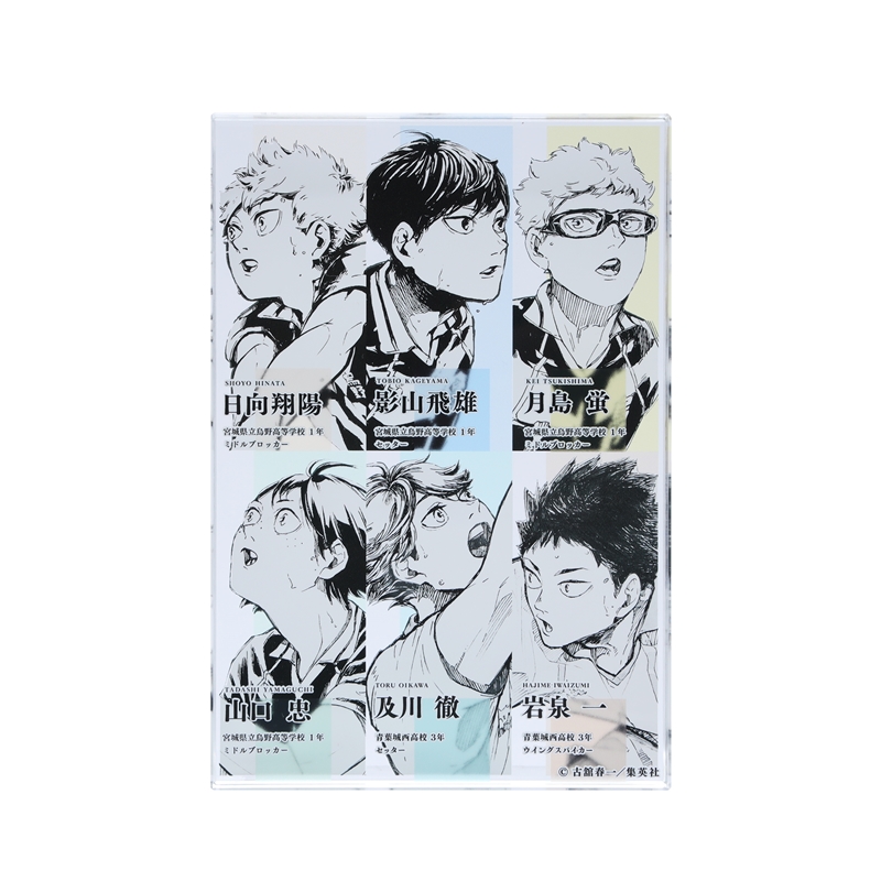 ハイキュー！！』アクリルブロック 日向翔陽＆影山飛雄＆月島蛍＆山口