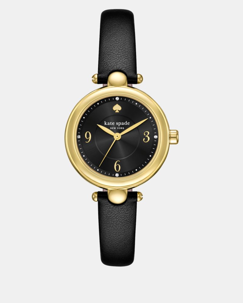 Gracie Round Leather Watch | Kate Spade New York