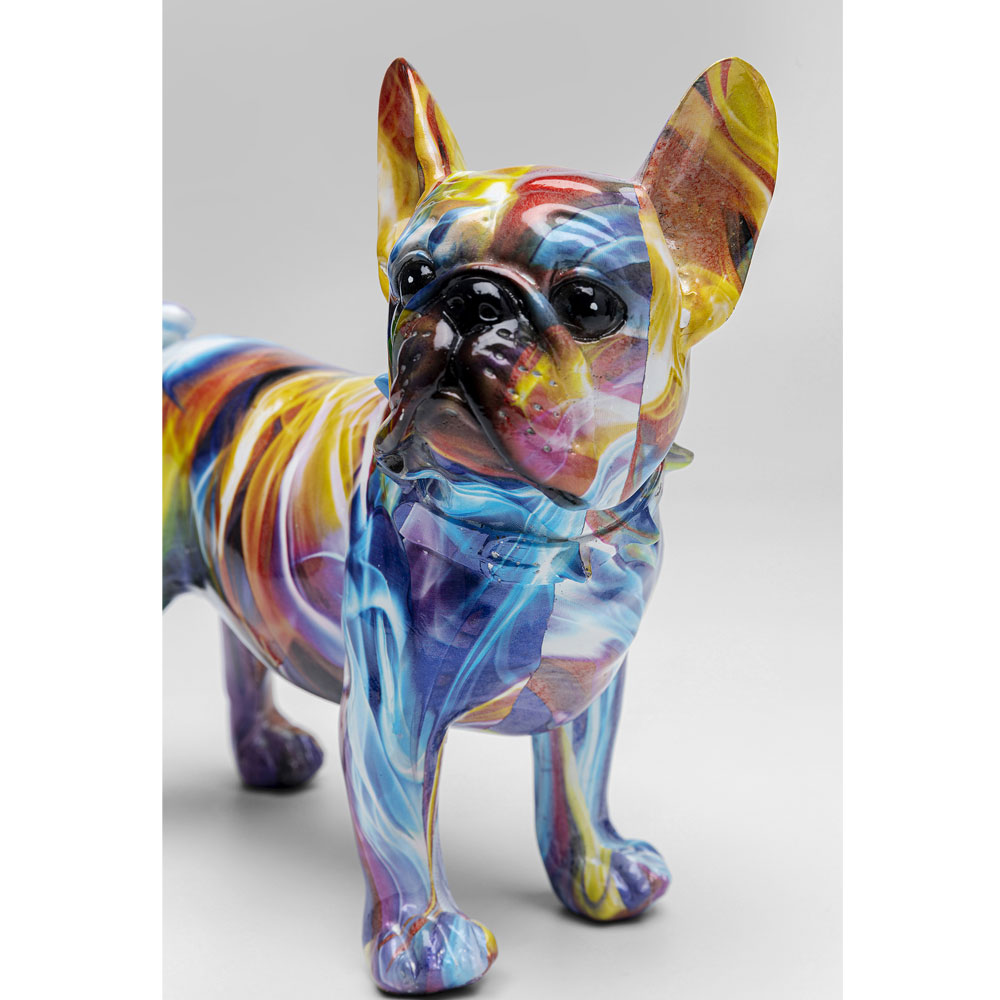 フレンチブルドッグカラフル デコフィギア - オブジェ・置物の通販