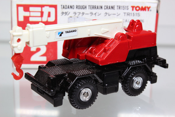 ミニカーショップ ケンボックス トミカ 赤箱(日本製)☆2☆タダノ