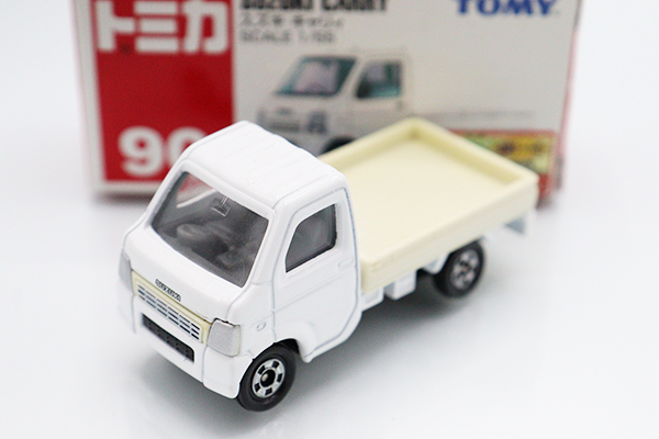 ミニカーショップ ケンボックス トミカ 赤箱☆90☆スズキキャリィ (白
