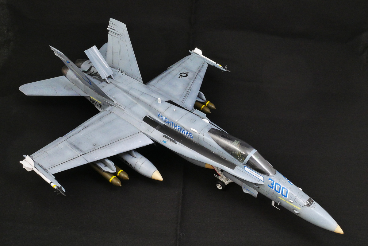 F/A-18C ホーネット ハセガワ 1/48 組立と塗装・製作記・完成写真