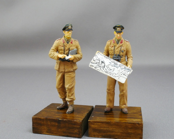 WWII 砂漠の狐 ドイツアフリカ軍団 ロンメル将軍＆将校 北アフリカ