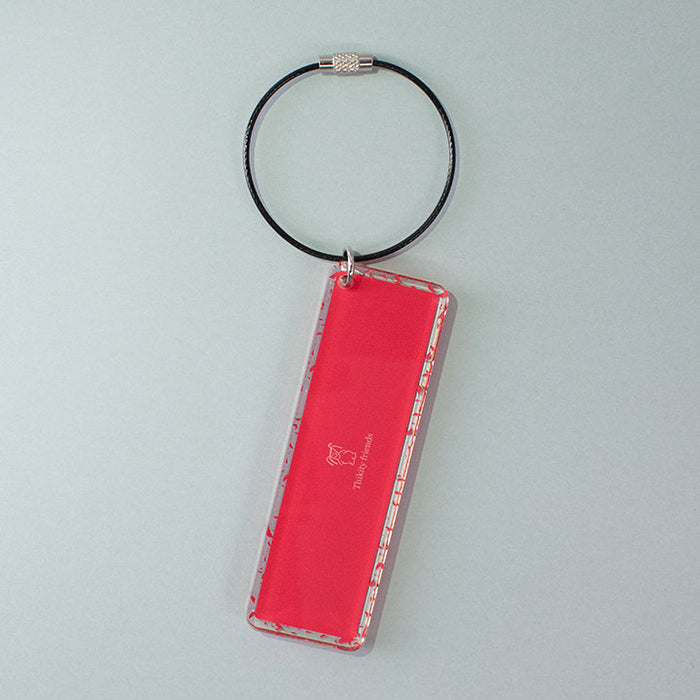 アクリルキーホルダー/RED/Thikity friends