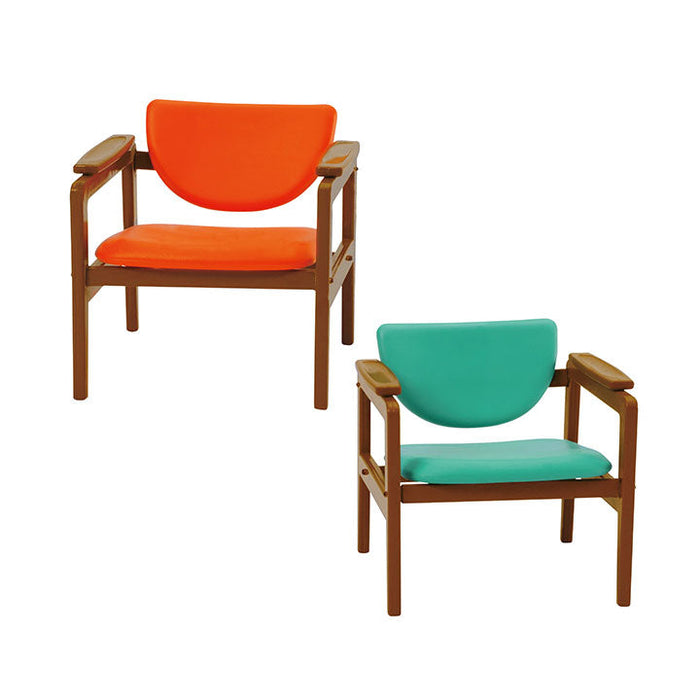 カリモク 1人掛けソファ ダイニングチェア ヴィンテージ家具 ① Y1954