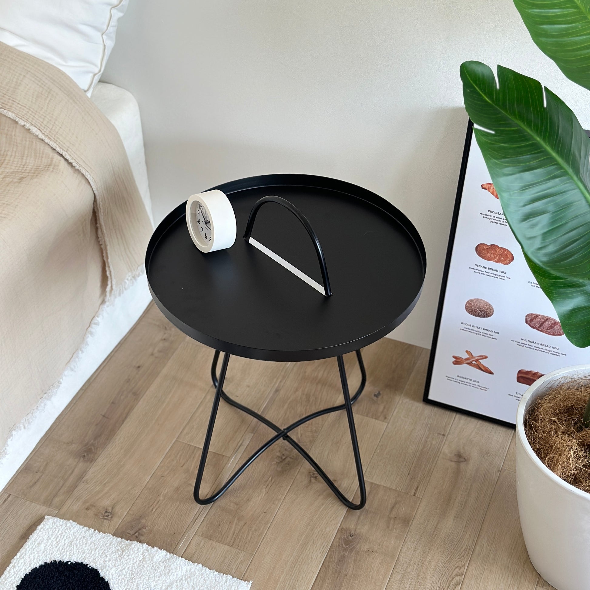 サイドテーブル｜ブラックサイドテーブル- territory