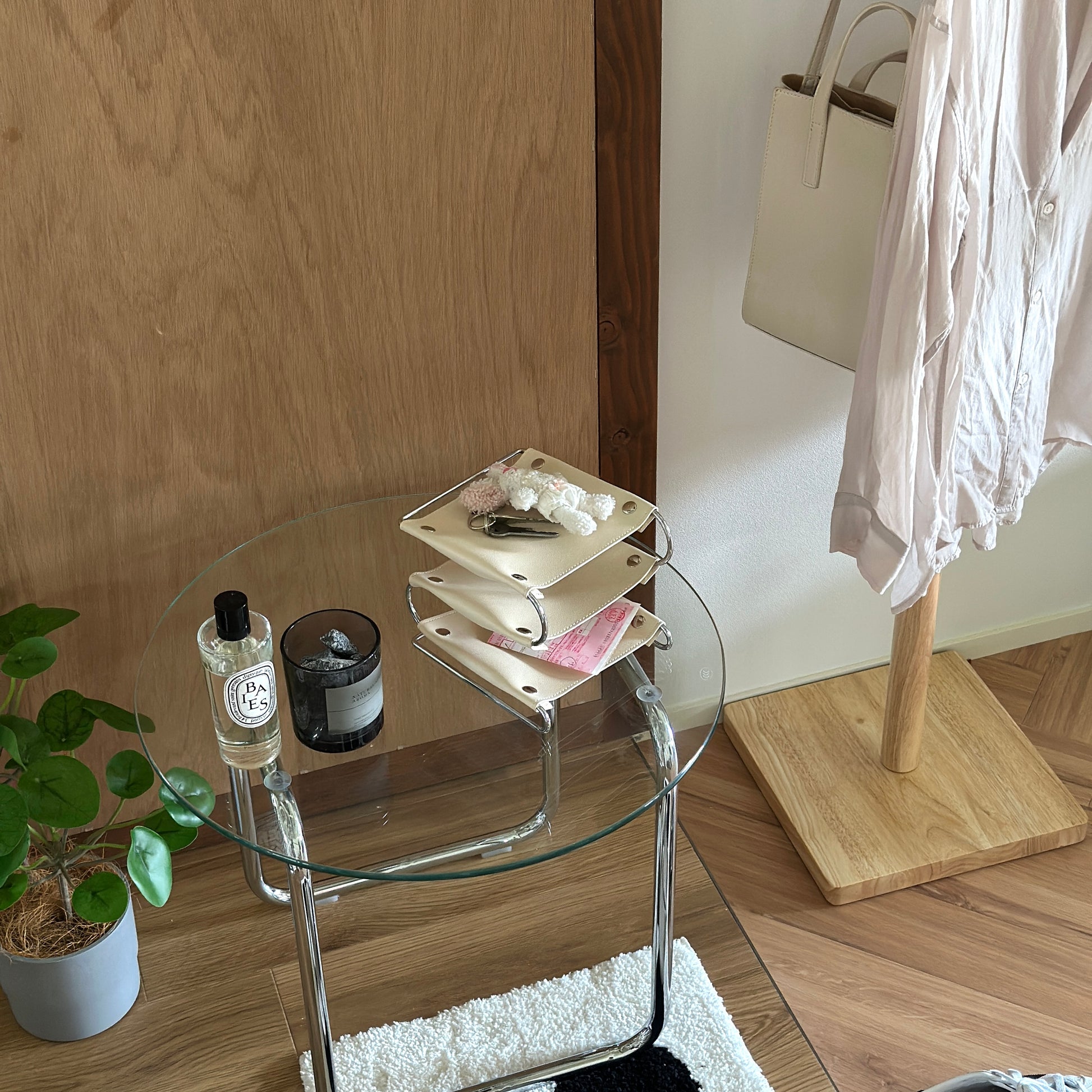 トレイ｜レザー調3段トレイ - インテリアセレクト territory