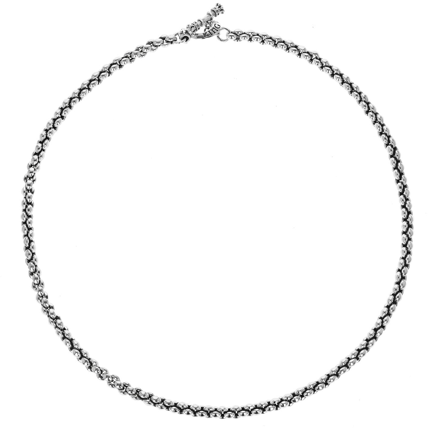 Sterling Silver Infinity Link Necklace – King Baby
