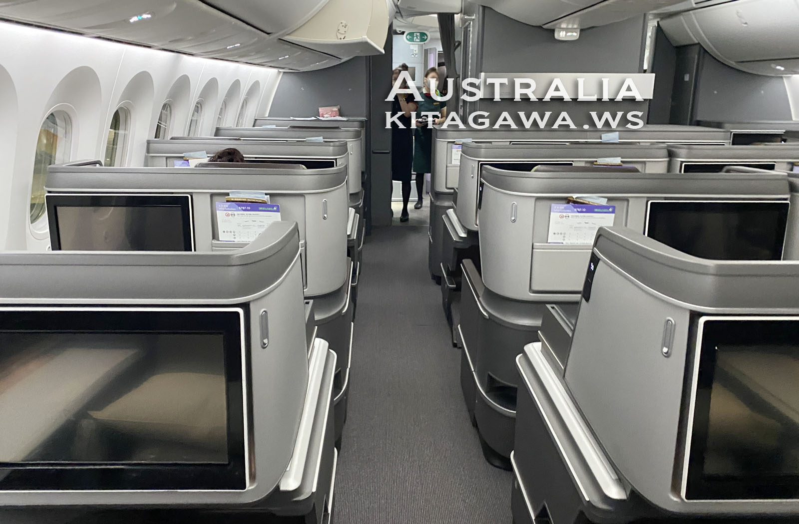 エバー航空B787-10ロイヤルローレルクラス搭乗記（ブリスベン－台北