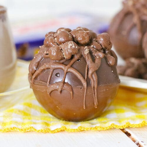 Nestle Crunch Hot Cocoa Bombs - Kitchen Fun With My 3 Sons
