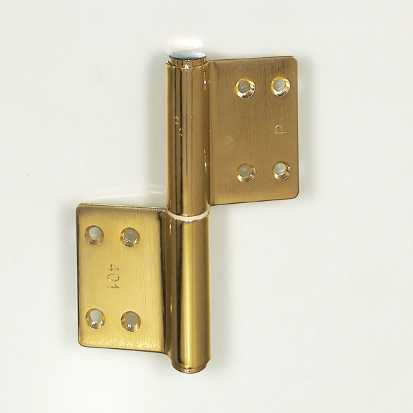 小池ガラス店 / 三和シャッター 丁番 401-SL501-G-R (R) 1枚 色 : ゴールド