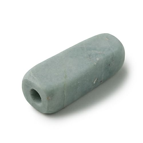 中型の四角い石笛・艶良し】（高品質淡緑色ヒスイ）糸魚川天然翡翠石笛