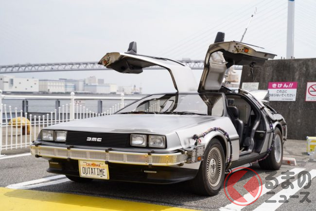 ついに「タイムマシン」完成!? 公道走れる映画仕様の「デロリアン」が