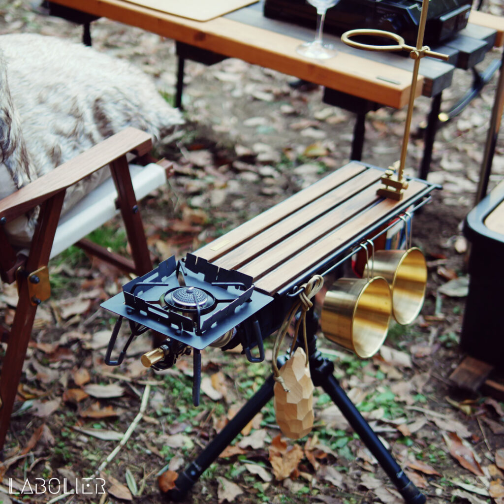 キャンプギアコーデ｜A38grateの多機能テーブルカスタム│LABOLIER