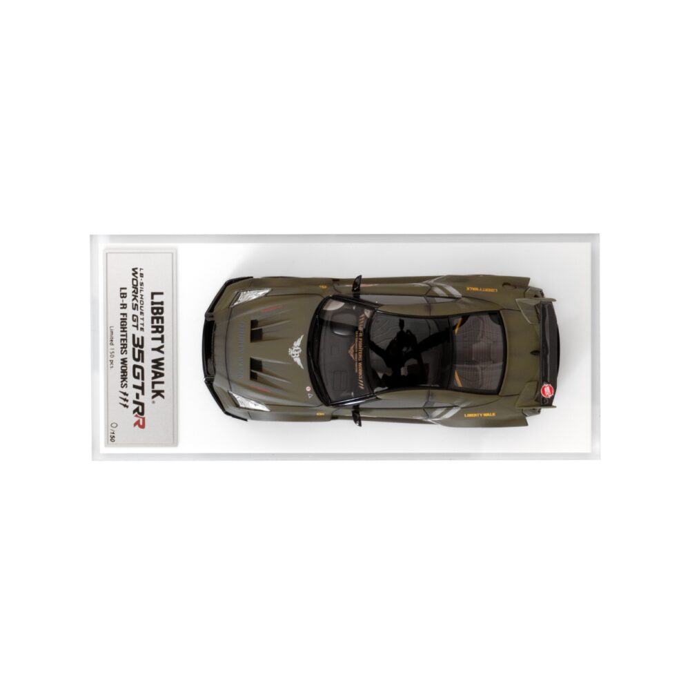 1/43 MakeUP LB Shiulette WORKS GT GTR Matte Dark Green - LB-ONLINE