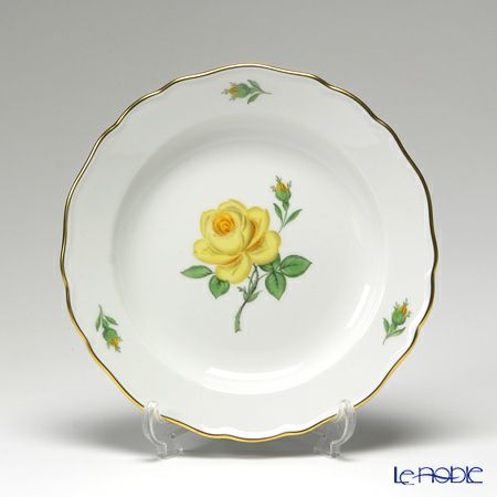 マイセン（Meissen） ピンクのバラ 020110／00501 プレート 18cm