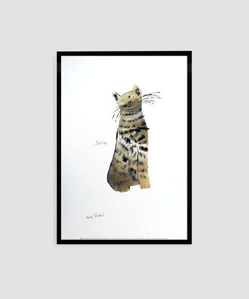 Green Cat, c.1954 – アンディ・ウォーホル - LEBENSFARBE