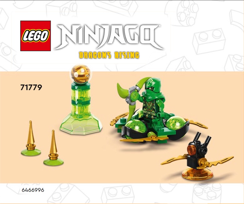 LEGO Instructions for set 71779 Lloyd's Dragon Power Spinjitzu