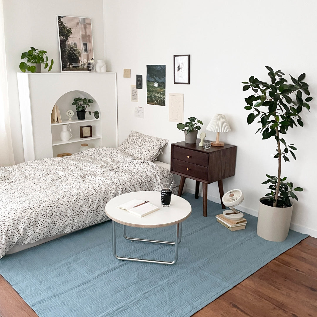 vamir ローテーブル｜Stainless Banding HPL Round Table｜韓国