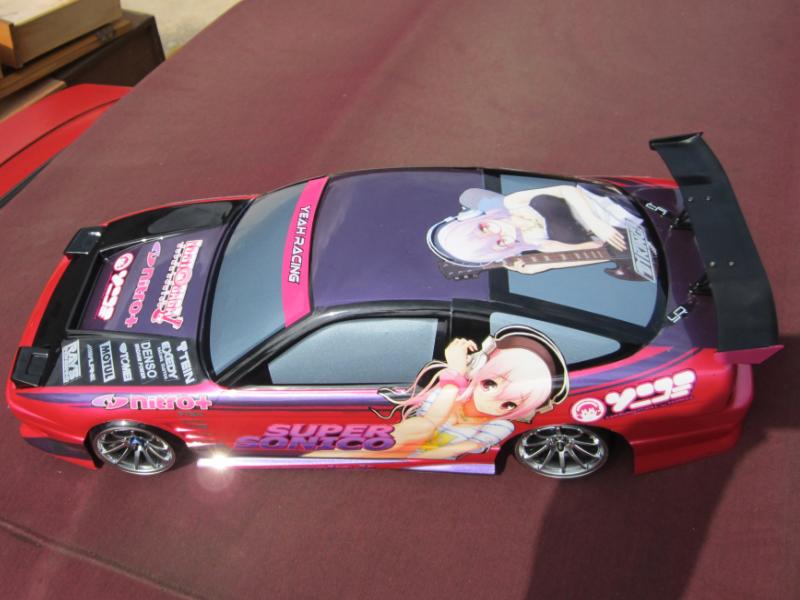 ラジコン 痛車 ボディ すーぱーそに子 その2 180SX : 痛車RC製作所