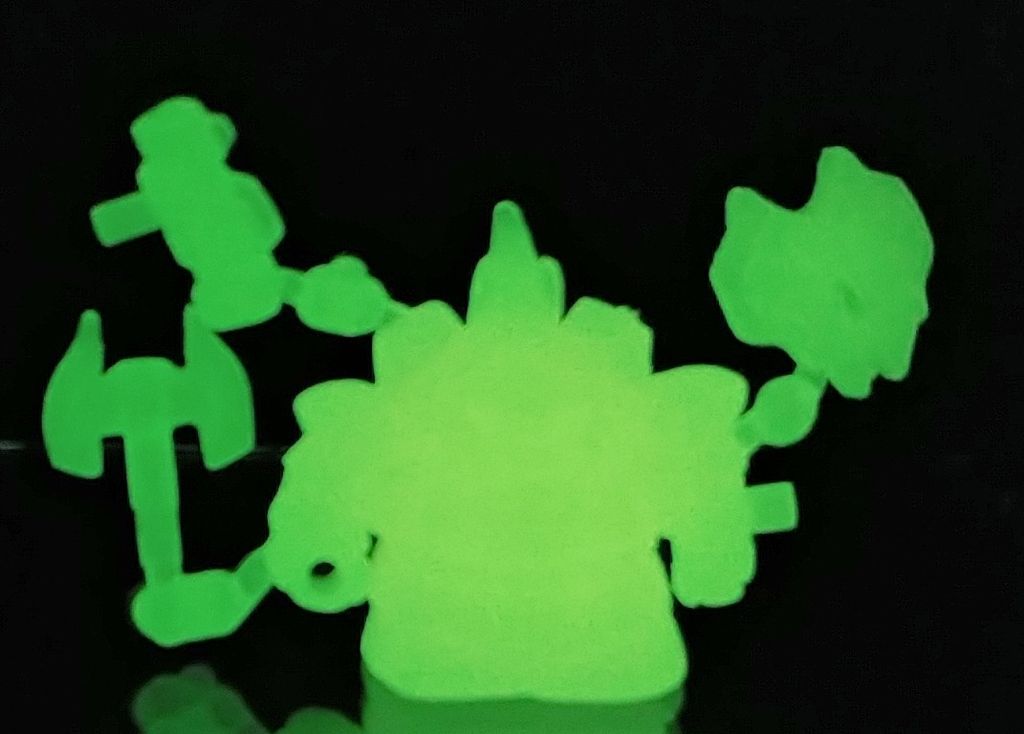 蓄光ガン消し 光る!SDガンダムの卵 逆襲のシャア 劇場版 特典 ガン消し