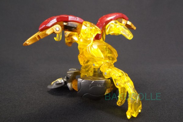 鳳ガノレーダ超黄 ver. G GANORADA YELLOW CLEAR ver. 火属性 爆TECH