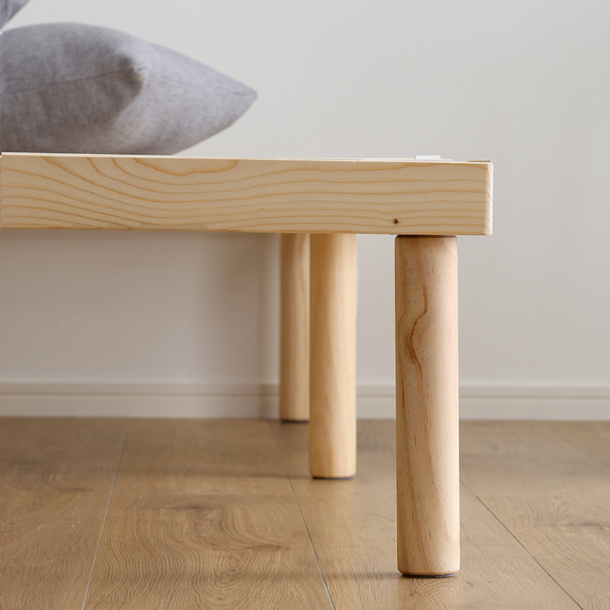 すのこベッド シングル 北欧パイン 天然木 耐荷重200kg （ ヘッド