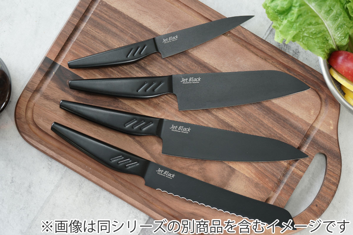 三徳包丁 16.5cm Jet Black （ 包丁 料理包丁 文化包丁 万能包丁 一