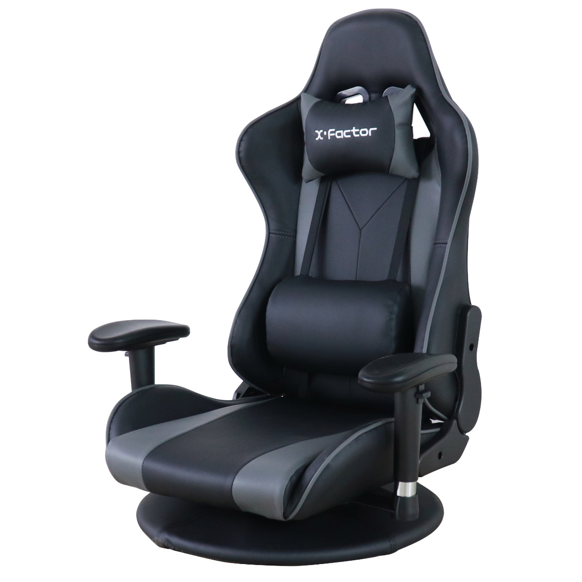 ゲーミングチェア 座椅子 疲れにくい 座面高18cm 回転 （ ゲーミング座