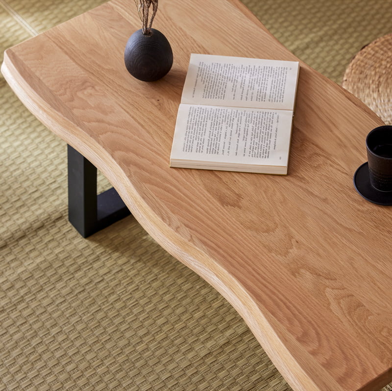 座卓 ローテーブル センターテーブル 90cm オーク ナチュラル シンプル