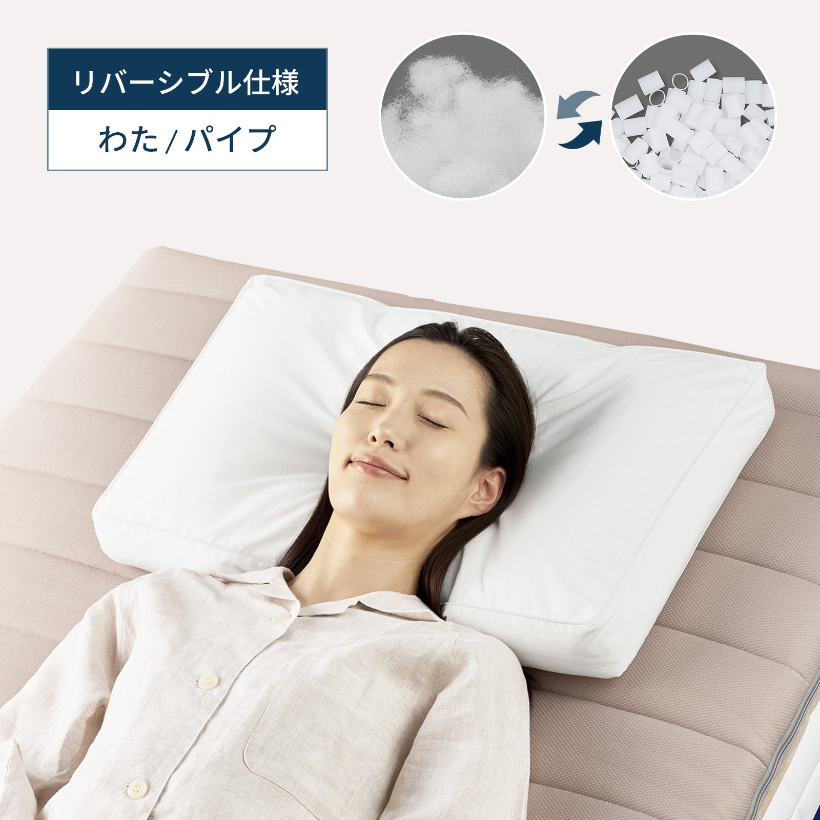 5セルピロー ホテル枕 高級 通気性 寝返り 仰向き 横向き – LOFTY - 枕