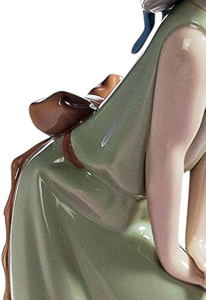 Amazon.co.jp: リヤドロ LLADRÓ 人形 鏡のまえで 若草色の少女