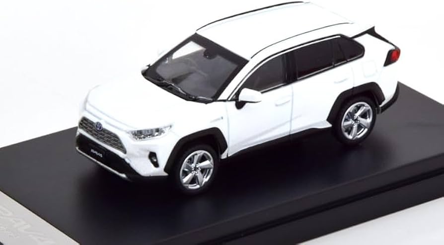 Amazon | LCD Models 1/64 トヨタ RAV4 ハイブリッド ホワイト