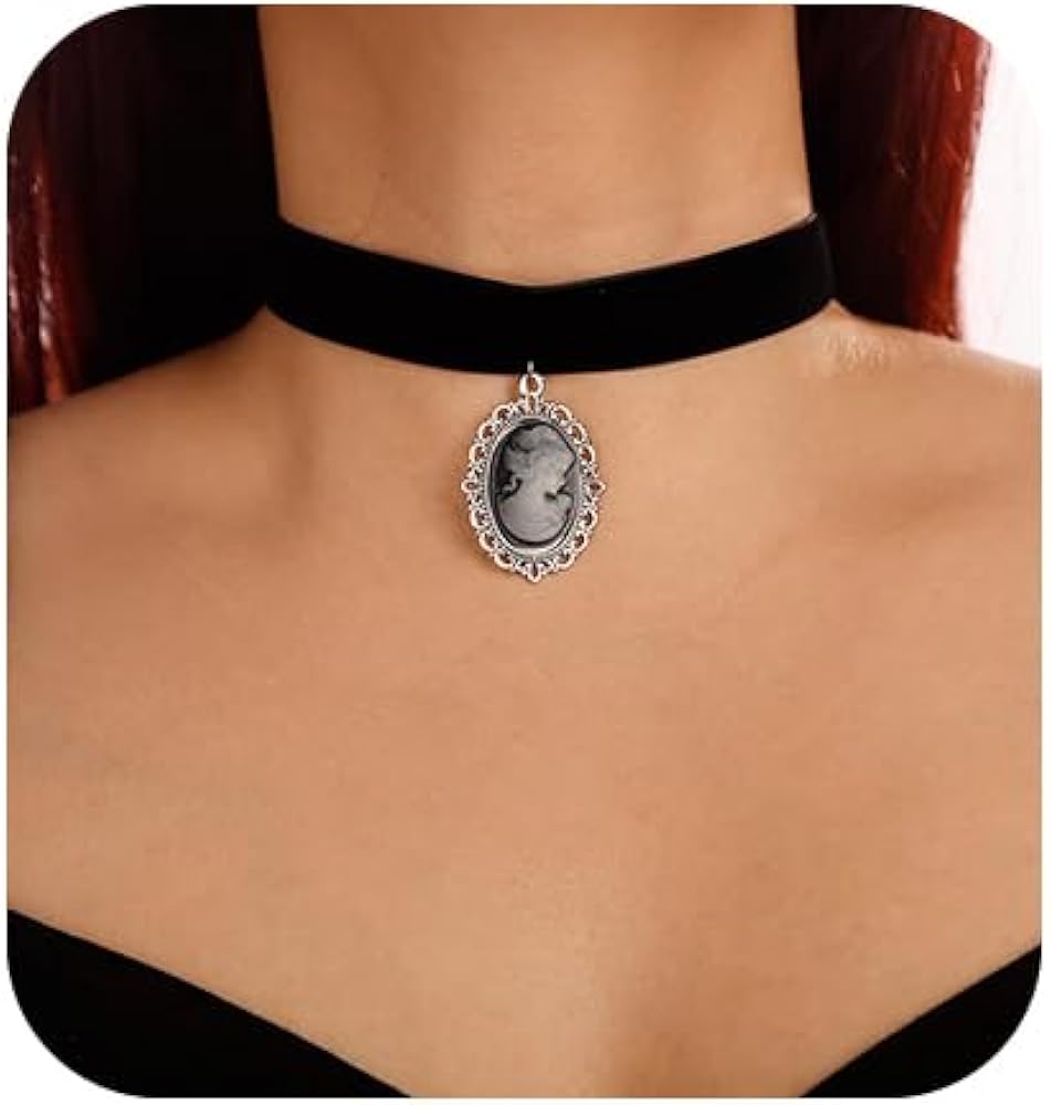Amazon.com: Denifery Gothic Vintage Victorian Choker Necklace