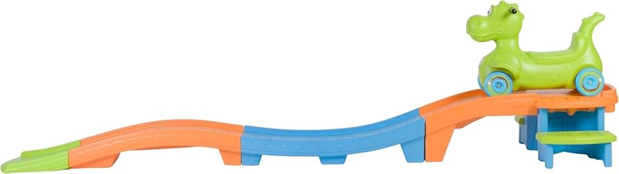 Amazon.com: Step2 Dino Dash Up & Down Roller Coaster Kids Ride On