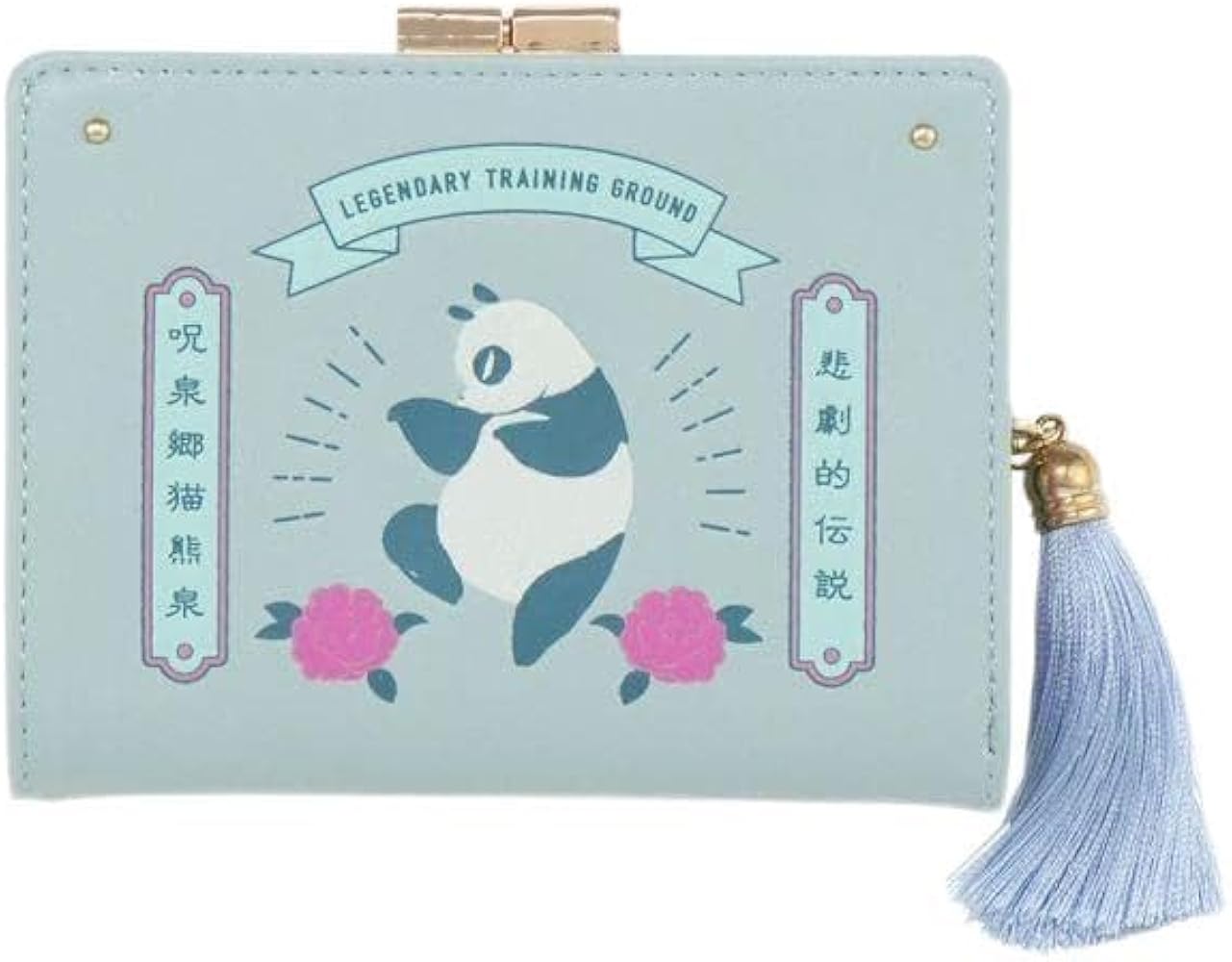 Amazon | らんま1 2 二つ折り財布 パンダ muddie | 財布