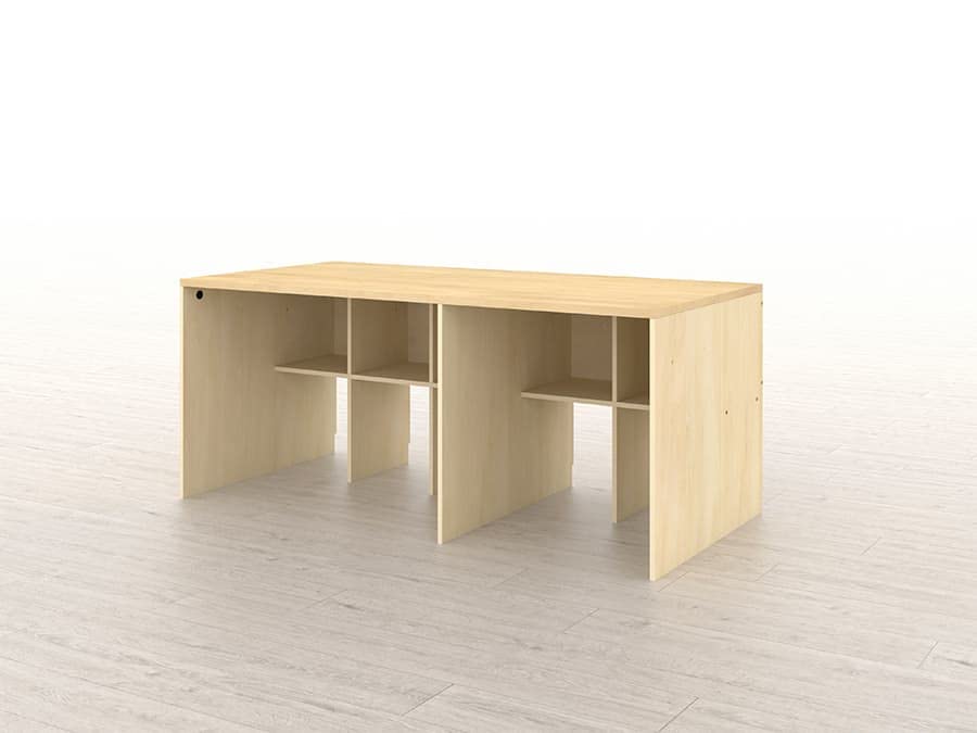 Amazon｜アンダーカウンター本棚 縦2コマ×横5コマ/ Shelfシリーズ