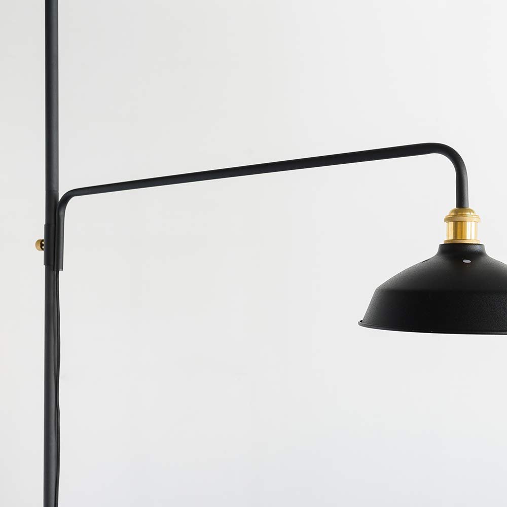 Amazon.co.jp: DRAW A LINE ランプアーム ブラック サイズ:幅91.5x奥行