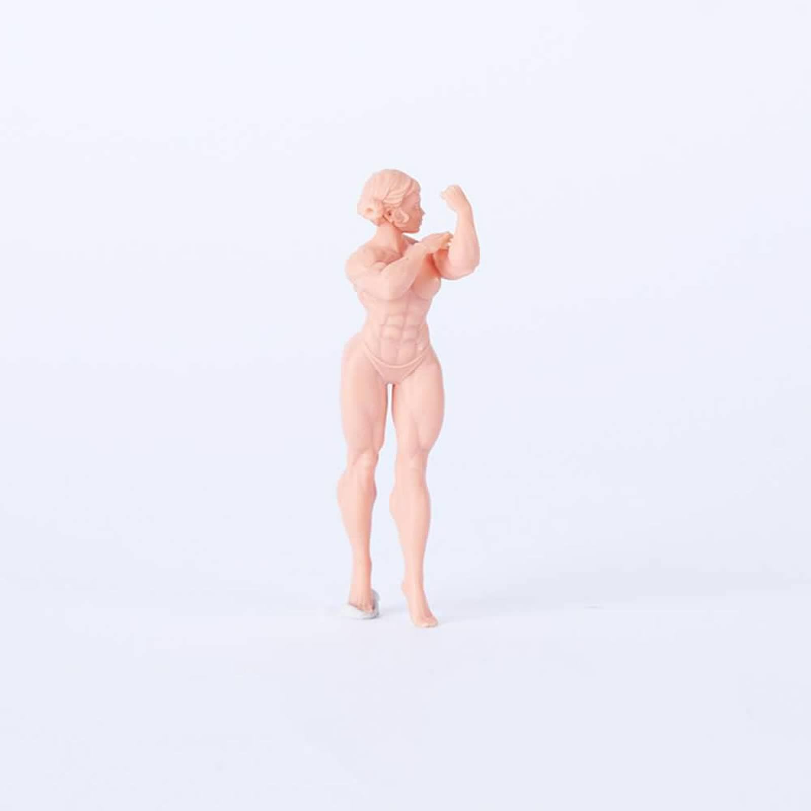Amazon.co.jp: ZEDACAKAI 1/64 フィギュアフィットネス女性