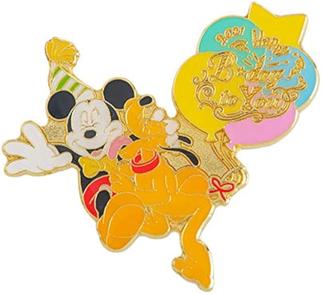 Amazon.co.jp: ミッキー＆プルート ピンバッジ 【東京ディズニー