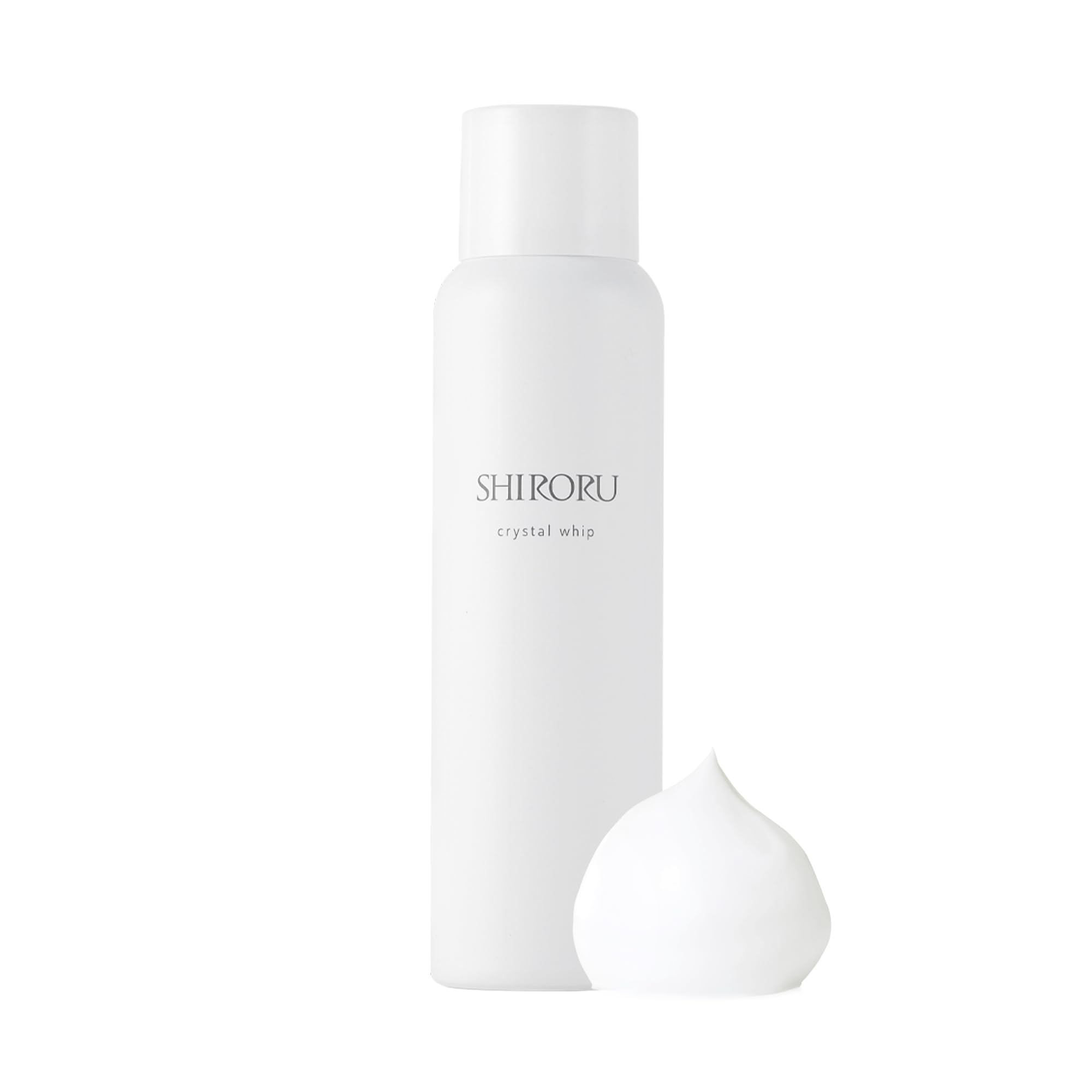 SHIRORU シロル crystal white black 洗顔料 クリスタルホイップ