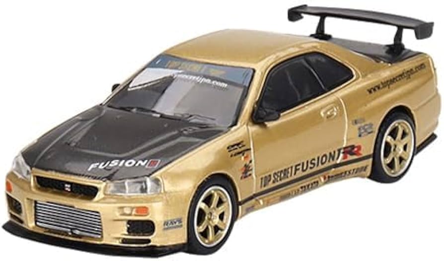 Amazon | MINI GT 1/64 ニッサン スカイライン GT-R R34 Top Secret