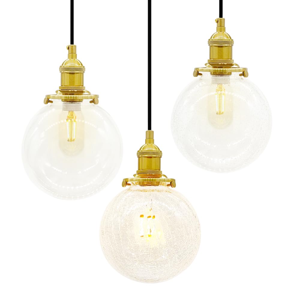 Amazon.co.jp : ペンダントライト ガラス 丸型 おしゃれ 北欧 吊り下げ