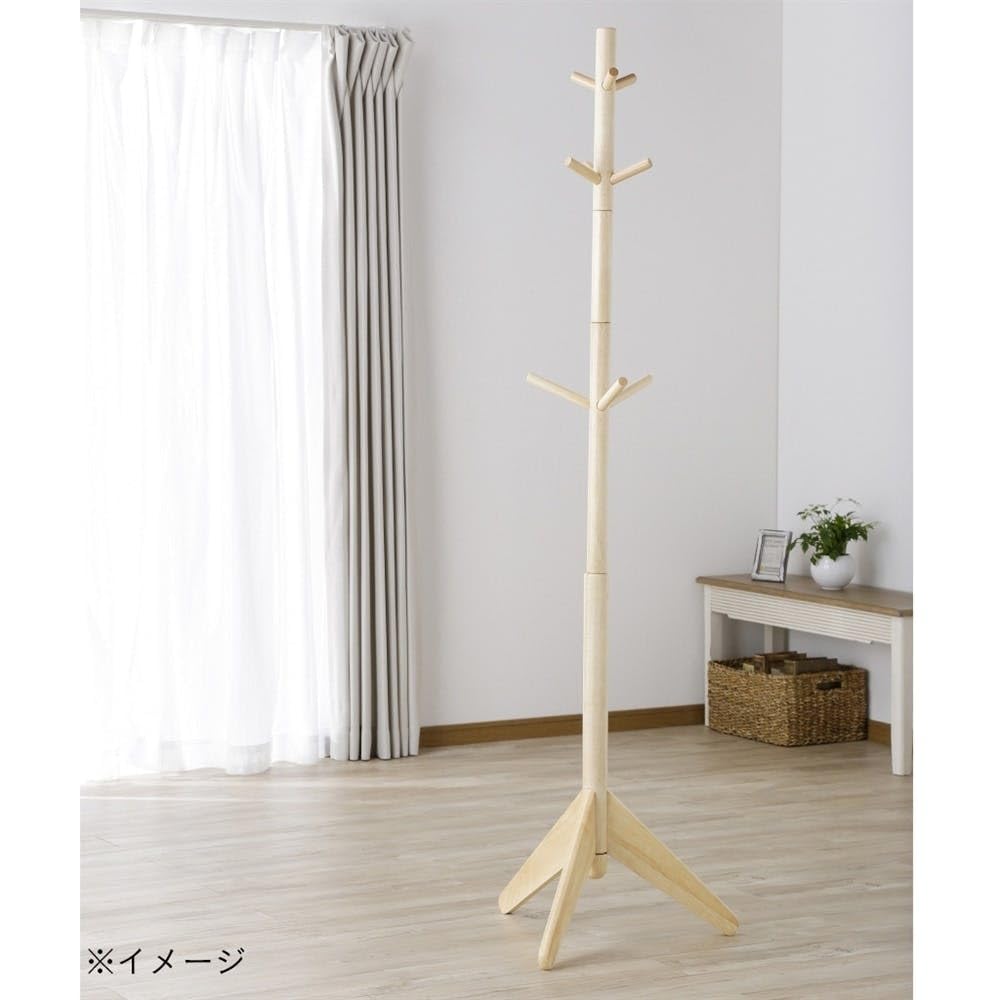 Amazon.co.jp: カインズ(CAINZ) 木製ポールハンガー回転式 ナチュラル