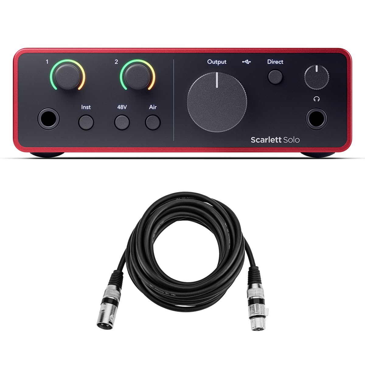 Amazon.com: Scarlett Solo 4th Gen USB Audio Interface with XLR 10