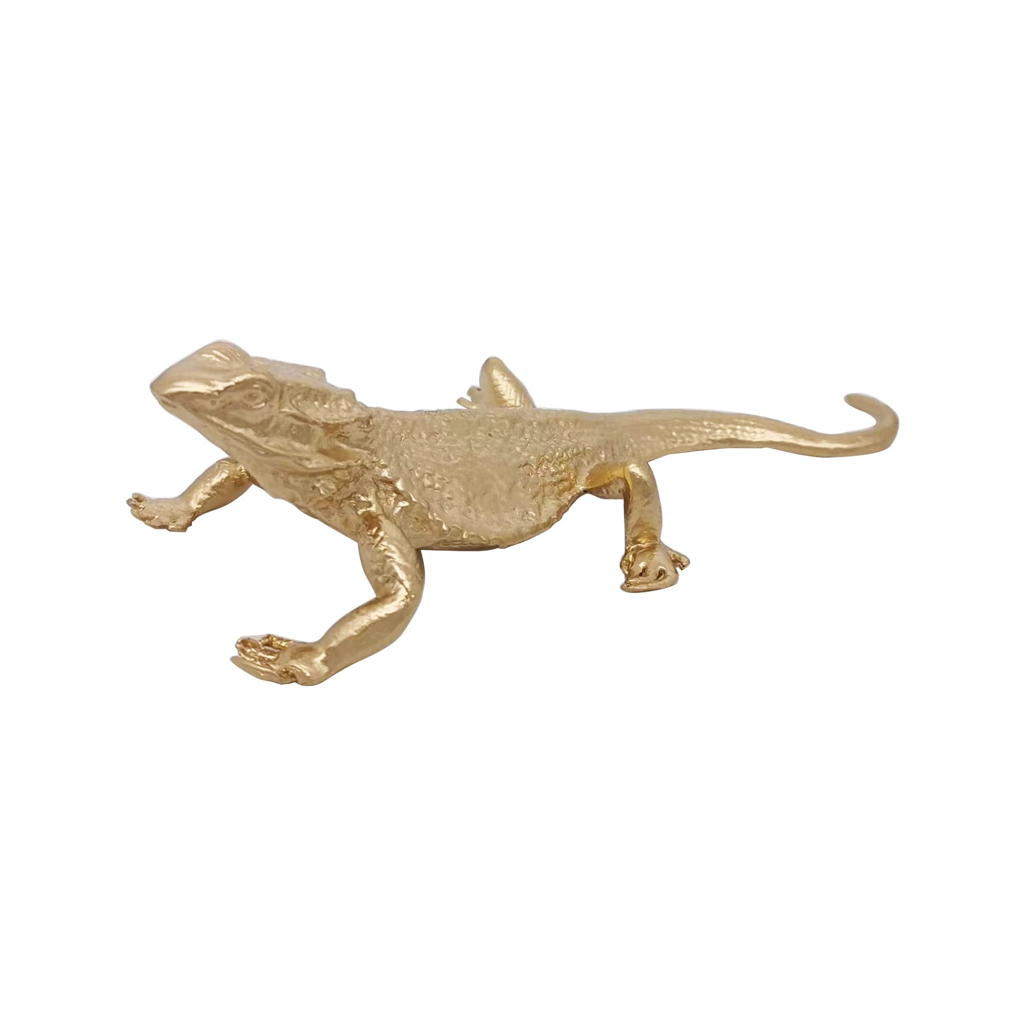 Amazon.com: Tricune Gold Lizard Sculpture Solid Metal Ornament