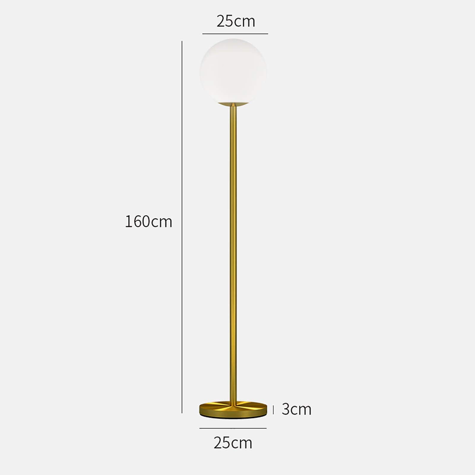 Amazon.co.jp : 曇らされたガラスグローブフロアランプ、リビング